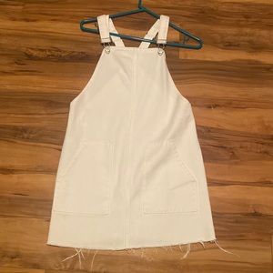 PacSun White Denim Overall Dress